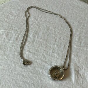 In(script)ions by Origami Owl: Silver Tone North Carolina Locket Necklace-Charms